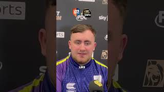 Luke Littler REACTS to Premier League title and nine-darter: “People said I wasn't good enough”