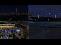 videos de Stormy windy bad weather Landing San Fransisco Multi Camera Angle FSX 737