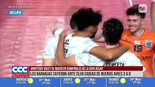 MONTEROS VOLEY SE QUEDÓ EN SEMIFINALES DE LA COPA ACLAV