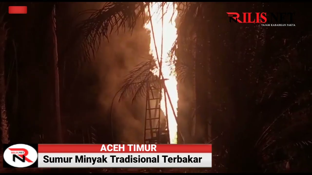 Kebakaran Sumur Minyak di Aceh Timur, Kobaran Api Sangat Tinggi