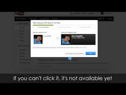 drumat5280 - http://www.learningdslrvideo.com/drumat5280-chg-to-dave-dugdale/ How to use your real name on YouTube Tutorial. After years of asking YouTube to allow me t...