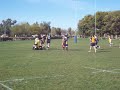 1 yard line knock on