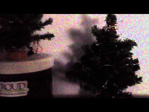 Christmas Tree Lights Powered by Microbes, Part II (in the dark)