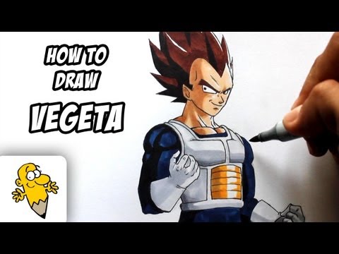 how to draw dbz character