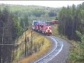 West Bound CP #493 with units 9148-9129-6004 are not far from White River, Ontario, where they will change crews. The video was taken off the Trans-Canada Highway at O'Brien.