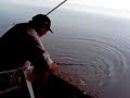 [In�dito] Pesca da tainha de cani�o / Rio Mampituba SC