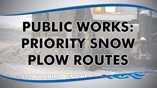 Public Works: Snow Plow Priority Routes
