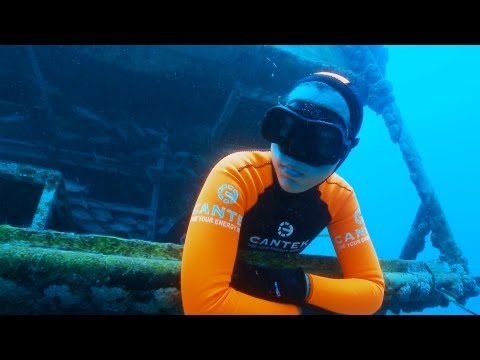 free diving - Discover the dream home of 9-time Freediving World Champion, Yasemin Dalkilic as she takes us to the Aquarius habitat, the world's oldest underwater laborato...