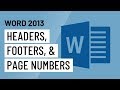 How to Continue Page Numbering in Word 2013