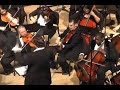 the new texas symphony orchestra, based in dallas, performs the fourth movement (allegro con fuoco) of antonin dvorak's symphony no. 9, 