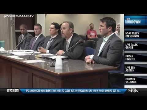 An EXCLUSIVE Look at The Sonnen & Belfort NSAC Hearings on