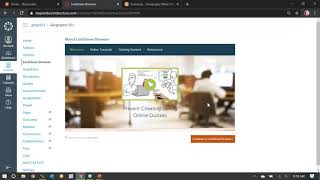 LockDown Browser and Respondus Monitor Instructor Training video.