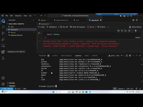 VSCode Notebooks Ipykernel - GenAI Essentials