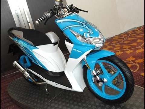 ide modifikasi motor honda beat airbrush 7