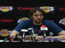 2008 Lakers Exit Interviews - Pau Gasol Part 2