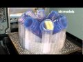 The Stereolithography (SLA) rapid prototyping process