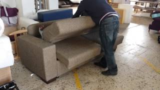 ¿Cómo funciona un sofá cama con sistema italiano? 