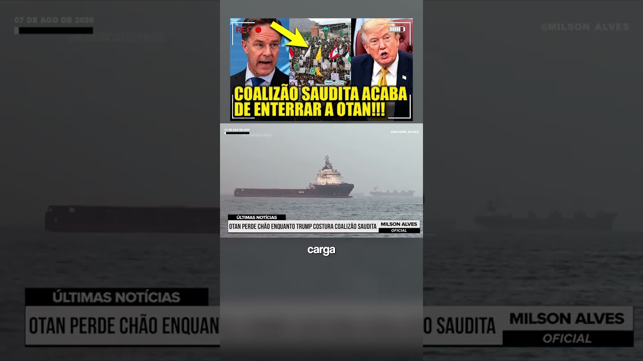 OTAN PERDE CHÃO enquanto Trump costura COALIZÃO SAUDITA