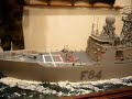 maqueta de la fragata reina sofía  f84    escala 1/175