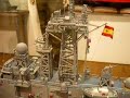 maqueta de la fragata reina sofía  f84    escala 1/175