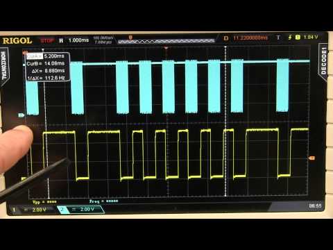 506 - How to capture and reverse engineer an infrared IR code and use an Arduino or other microcontroller to replay the command. Oscilloscope and logic analyser ca...