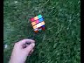 Rubix Cube explosion