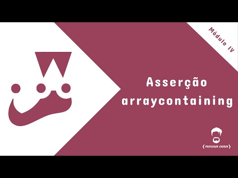 Curso de JestJS - Módulo IV - Asserção arraycontaining