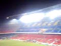 Aficionados del Celtic de Glasgow en el Camp Nou