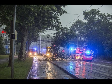 Schwere Gewitter in Stuttgart und der Region