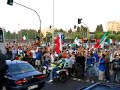 Italy team during world cup celebrations in Rome