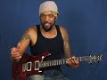 Learn Blues Rock Licks Lead Guitar Lesson Using Dorian Mode and Minor Pentatonic Blues Scale Notes
