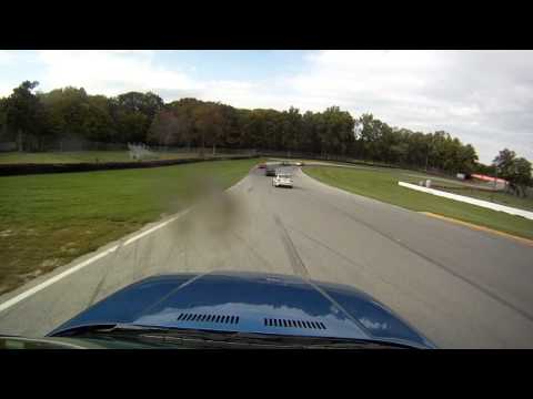 Simulated Racing - This was the final exam of the club racing school. Grid position was set by whoever showed up at the grid first. GI started in 7th. 2 wide start, green flag,...