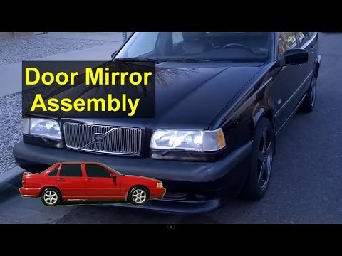 Door mirror glass removal and information for the Volvo 850, S70, V70, etc. – Auto Repair Series