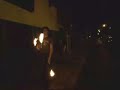 malabares con antorchas