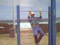 37 pull ups full ext @ 84 kg @ bondi beach chin up chins