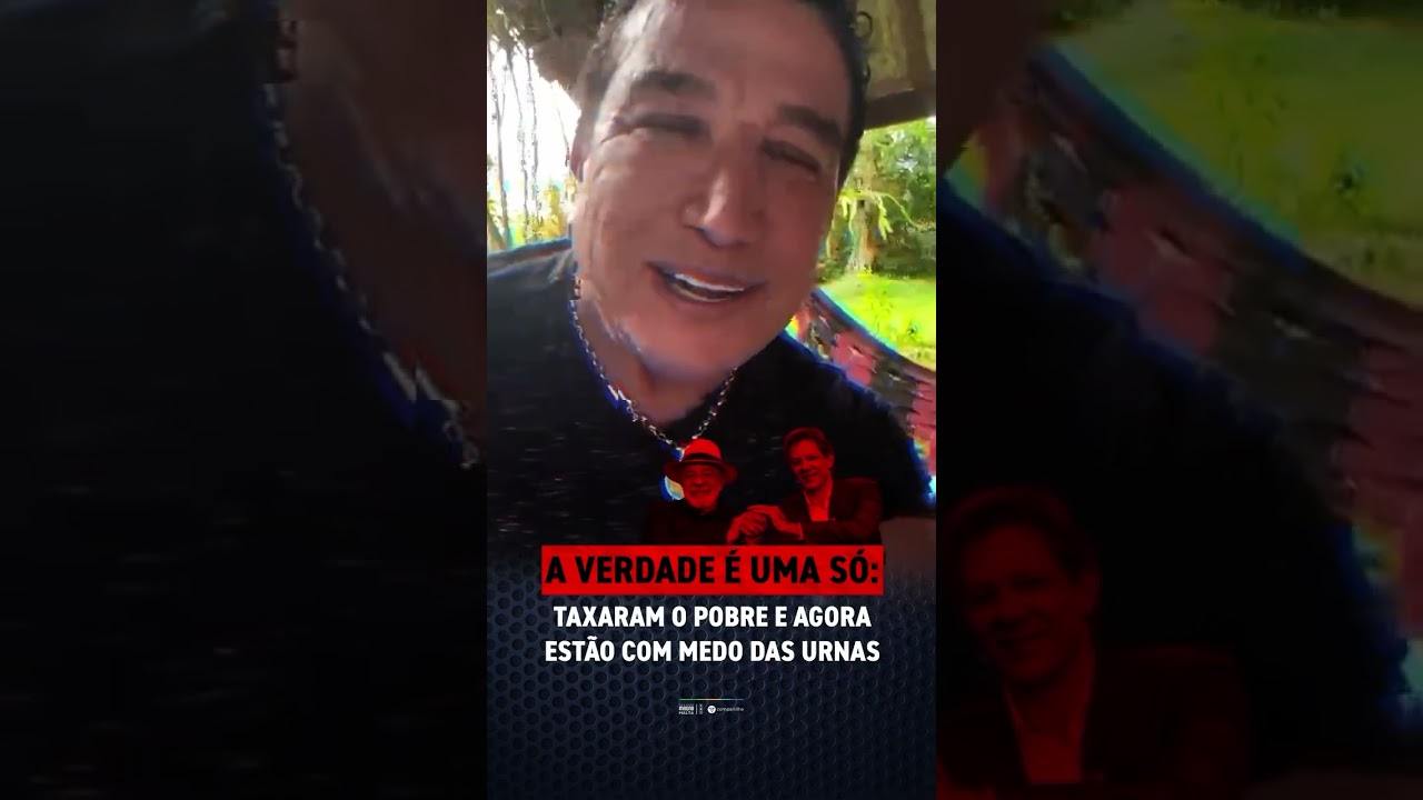A VERDADE É UMA SÓ: TAXARAM O POBRE E AGORA ESTÃO COM MEDO DAS URNAS