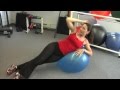 Ab Crunches on the Ball and Captains Chair A full core workout