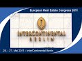 Einladung European Real Estate Congress 2011