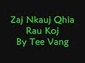 Zaj Nkauj Qhia Rau Koj - Tee Vang