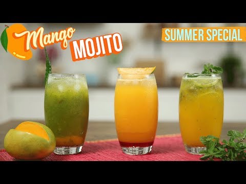3 Varities of Mango Mojito Recipe | How to Make the Perfect Mojito Cocktail | Summer Cooler | Varun
