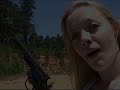 She Likes A Big Boom! Blonde girl shooting a 44 magnum with massive recoil! She also takes a hot casing down her bra LOL! Video features Heather LaCroix.