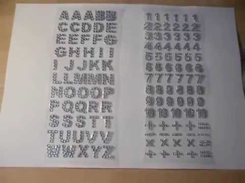 how to use self adhesive rhinestones