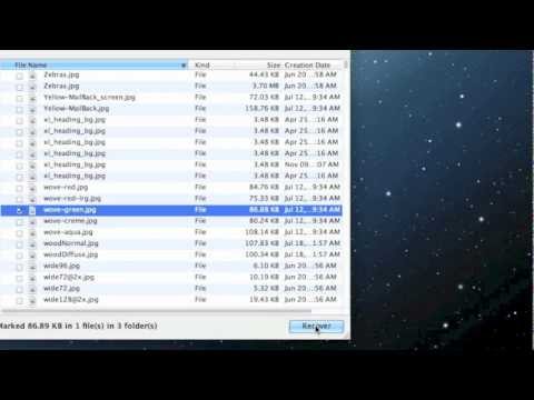 how to recover lost files on a mac