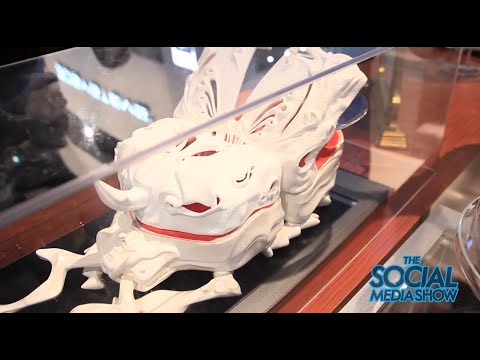 CES 2015 - 3D Systems (3DS) - ChefJet Pro 3D Bakery - The Social Media Show