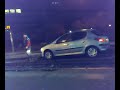 Auto auf Schiene
