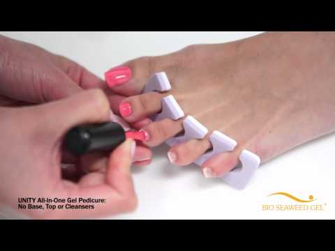 UNITY All In One Colour Gel Polish: Pedicure Absolutely No Base, Top or Cleansers