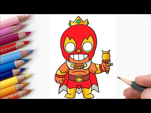 video-linktoworks-How To Draw Brawl Stars | El Rey