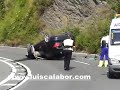 accidente con vuelco en bilbao 
