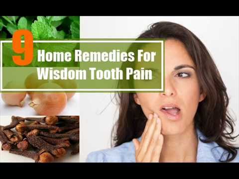 how to relieve wisdom tooth pain