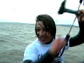 Marco+Mogli kitesurfing with Rhino07 + Cyclon-Kiteboards.de